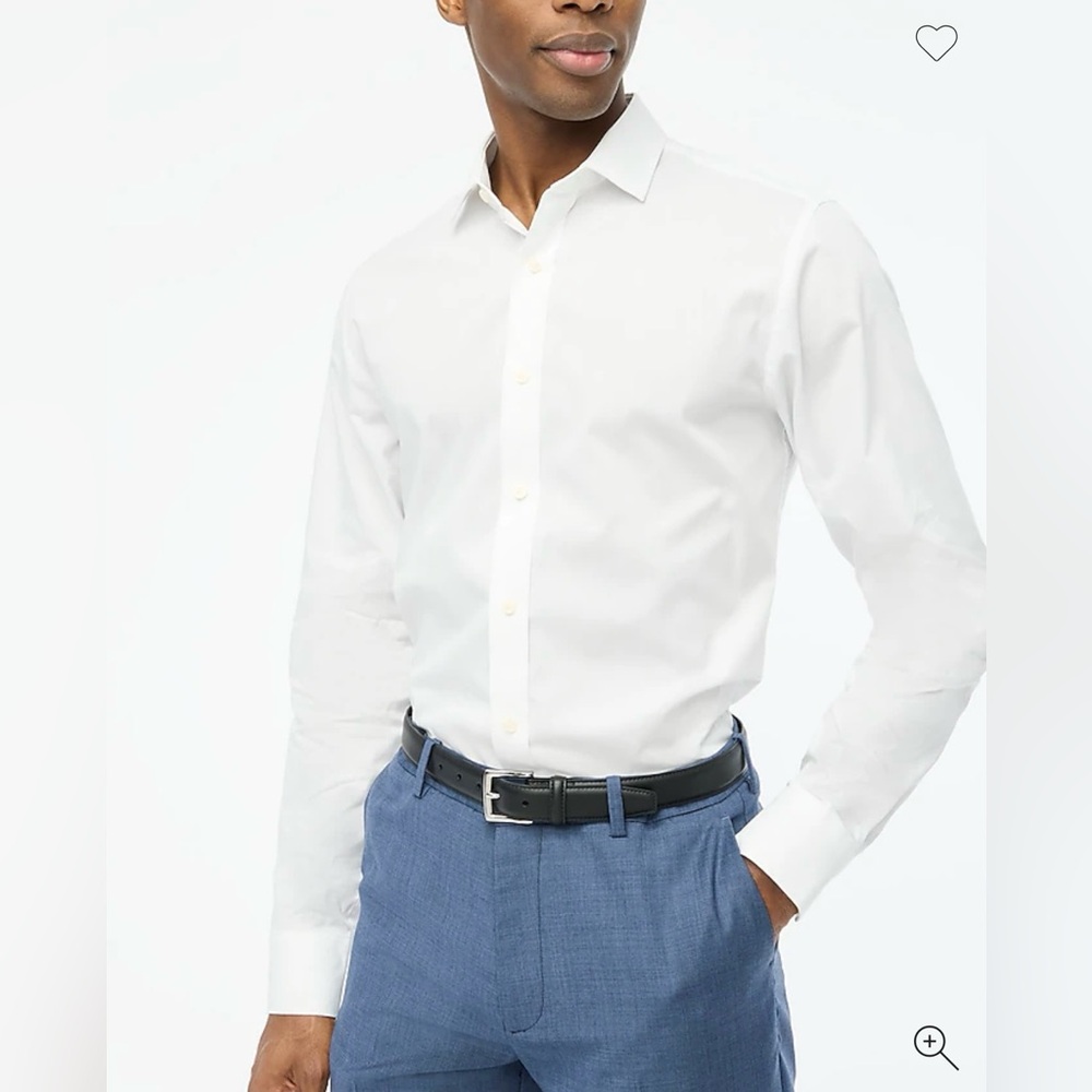 J.Crew Slim performance dress shirt in white